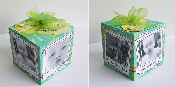Photocube gift box