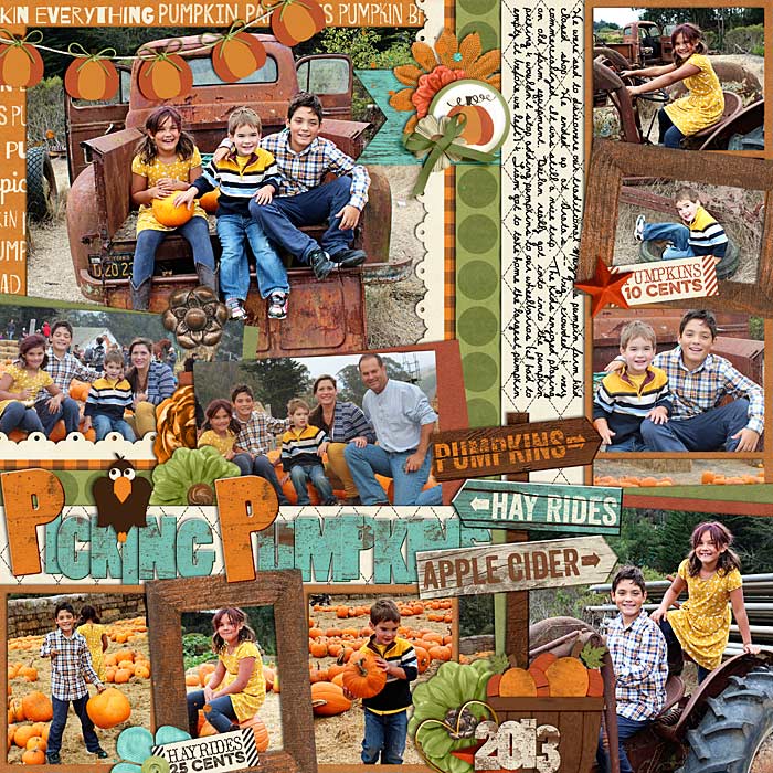Picking Pumpkins 2013