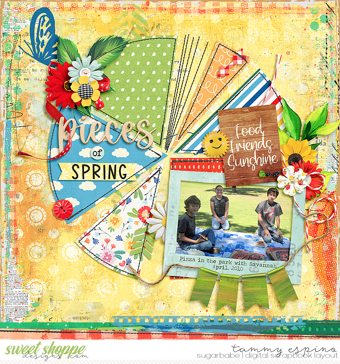 pieces of spring