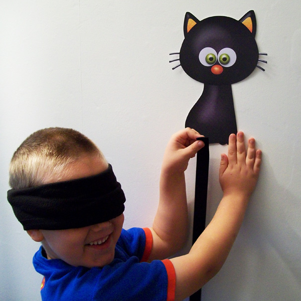 Pin-the-tail-on-the-witches-cat game!