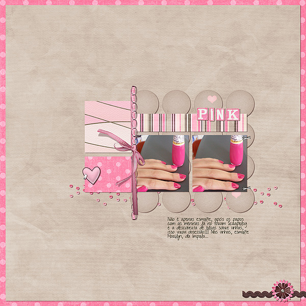 Pink nails