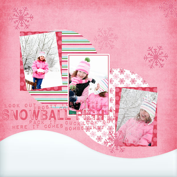 Pink Snowball Fight