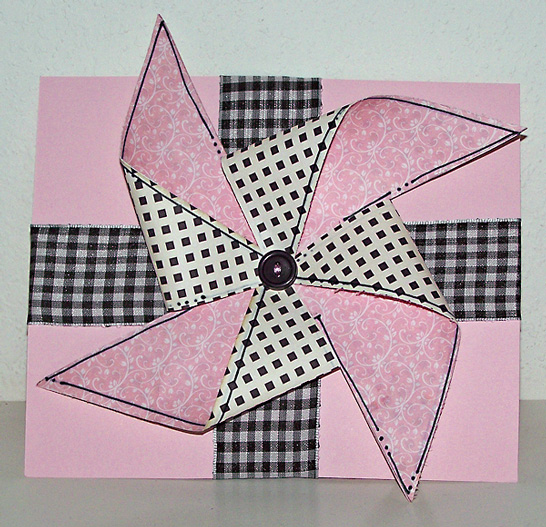 Pinwheel Card--May Hybrid Challenge