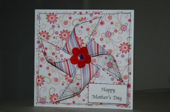 Pinwheel Mother's Day Card - Sugar & Spice