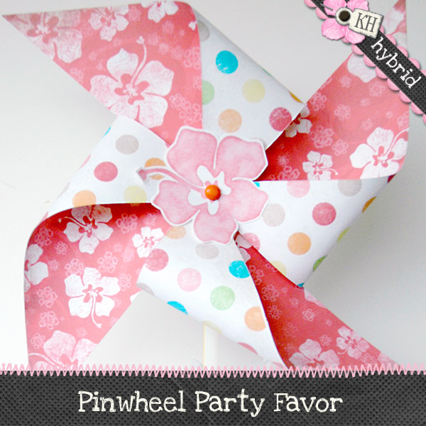 Pinwheel Party Favor