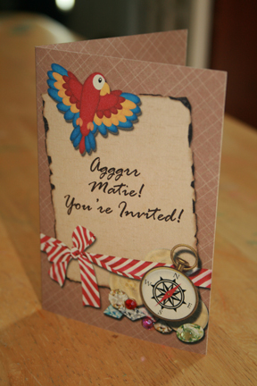 Pirate Birthday Invitation