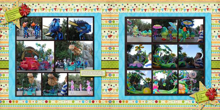Pixar Play Parade-Finding Nemo and Bug's Life