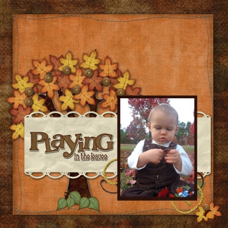 Playing in the Leaves