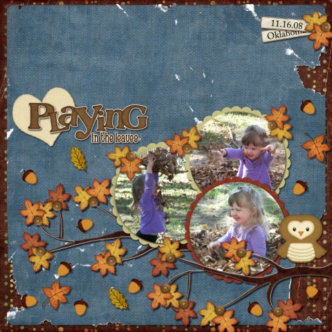 Playing in the Leaves