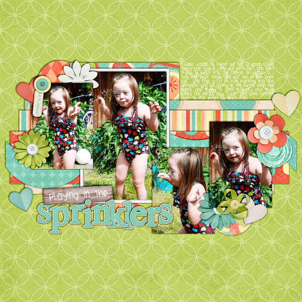 Playing in the Sprinklers