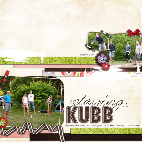 Playing Kubb