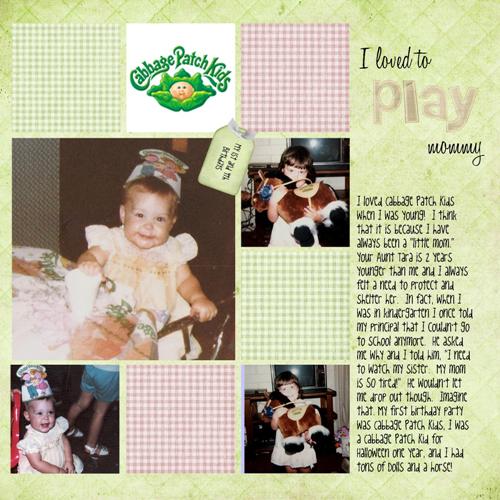 Playing Mommy