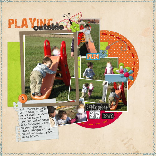 Playing outside