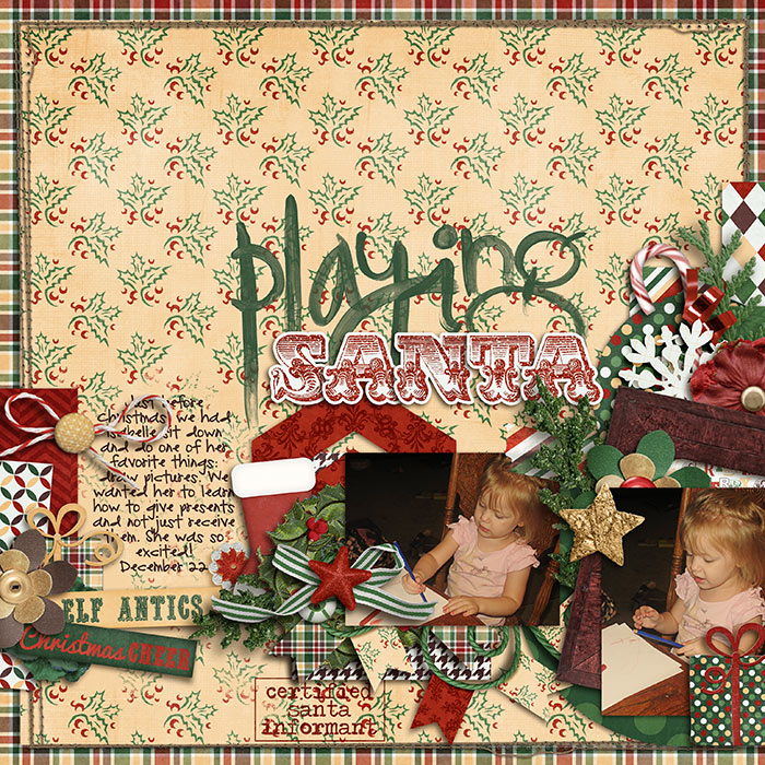 Playing Santa