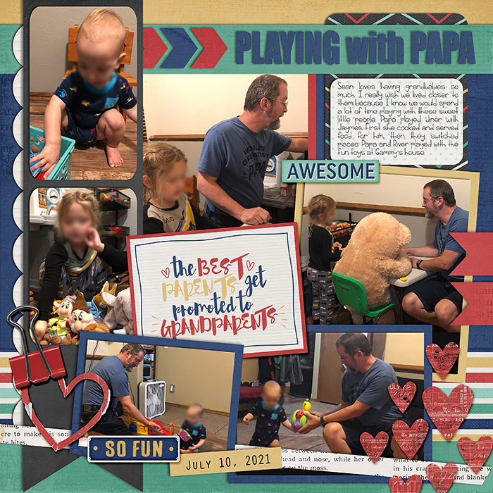 Playing with Papa