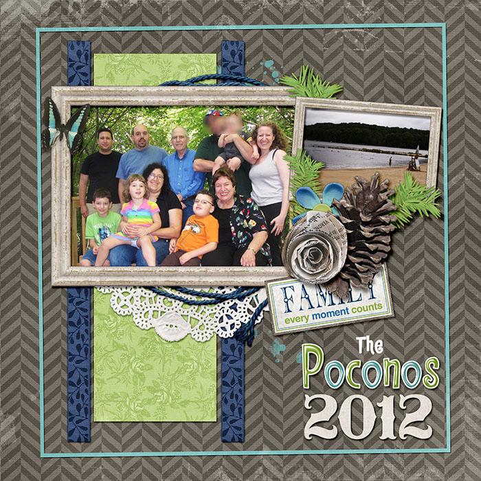 Poconos 2012, Photobook Cover