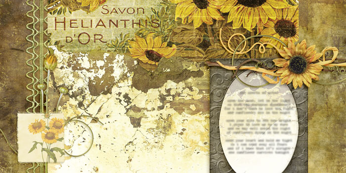 Poetry book :: Sunflowers