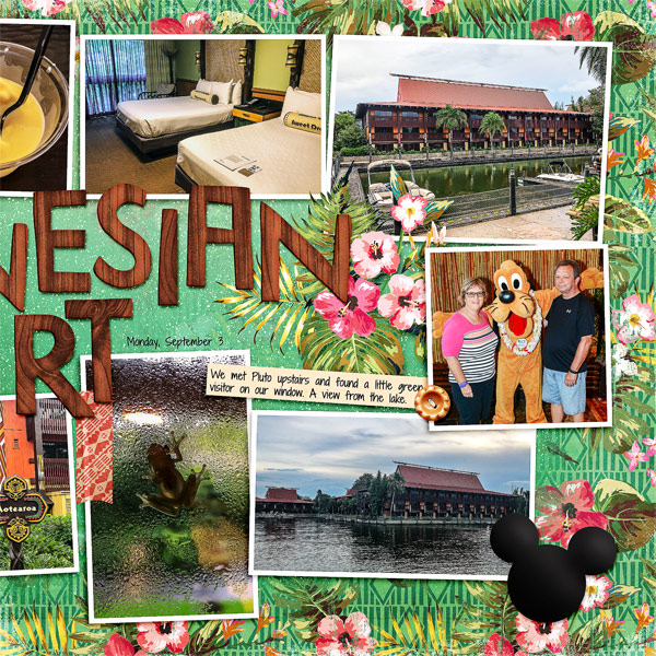 Polynesian Resort, right