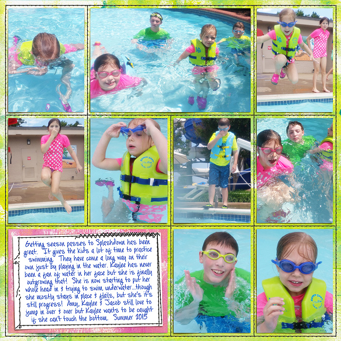 pool time