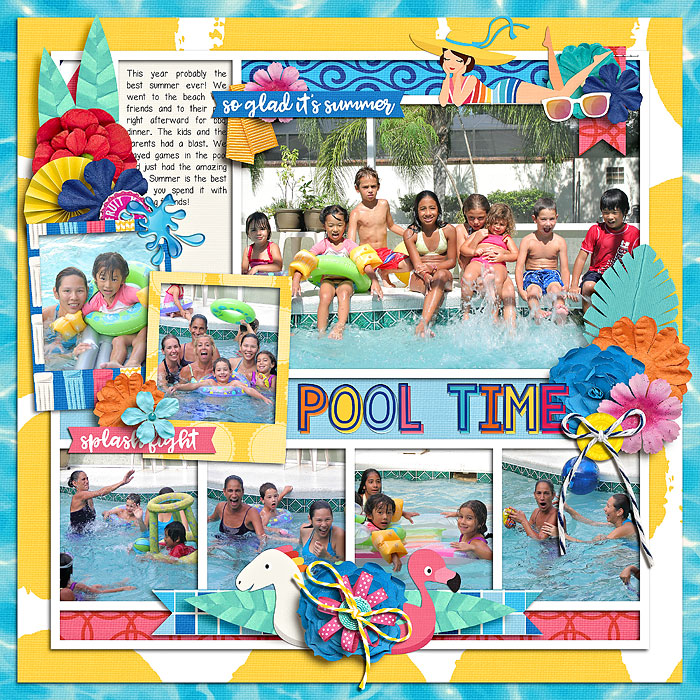 pool time