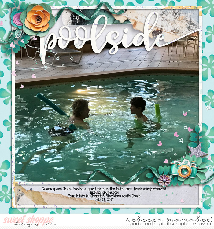 poolside with Grammy