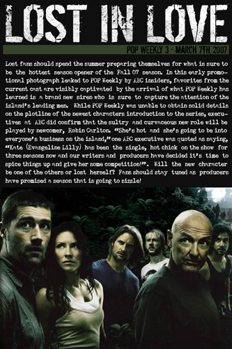 POP Weekly #3 - LOST in Love