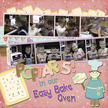 Poptarts! in our Easy Bake Oven