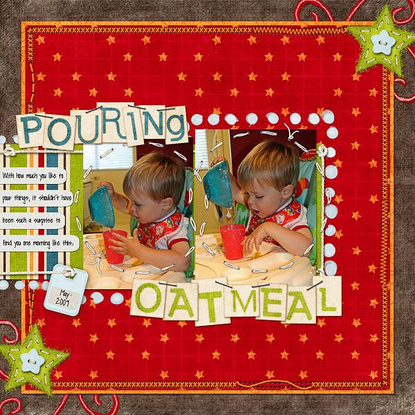 Pouring Oatmeal