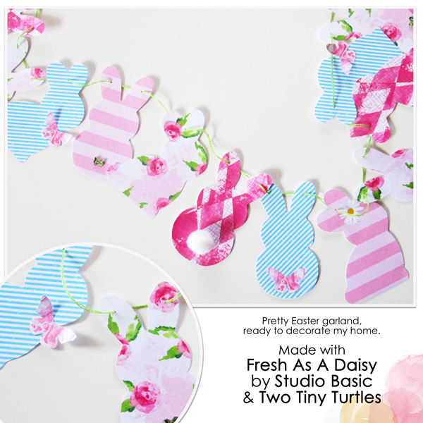 Pretty bunny garland