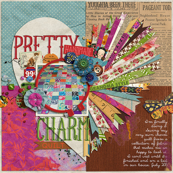 Pretty Charm Quilt