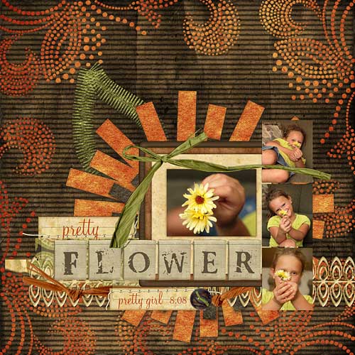 Pretty flower, Pretty girl
