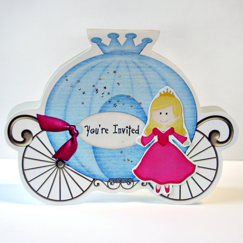 Pretty Princess Party- Invitation