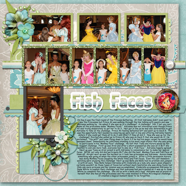 Princess Faces - Right Side