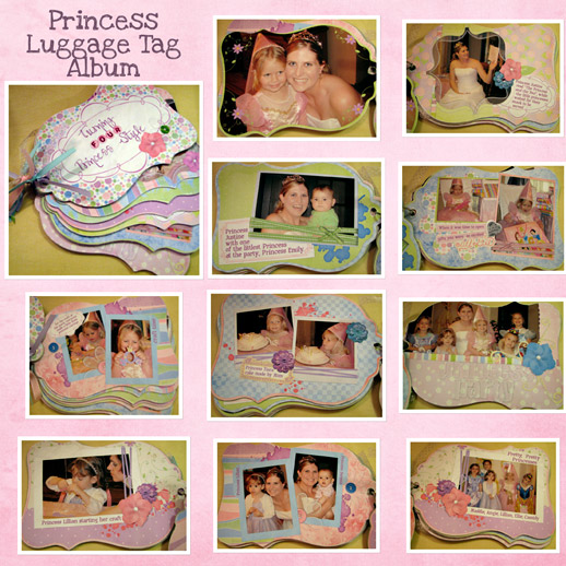Princess Luggage Tag Album