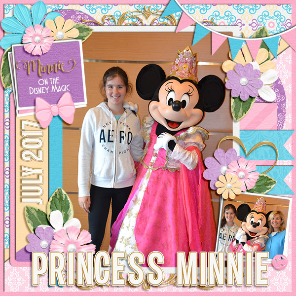 Princess Minnie on the Disney Magic