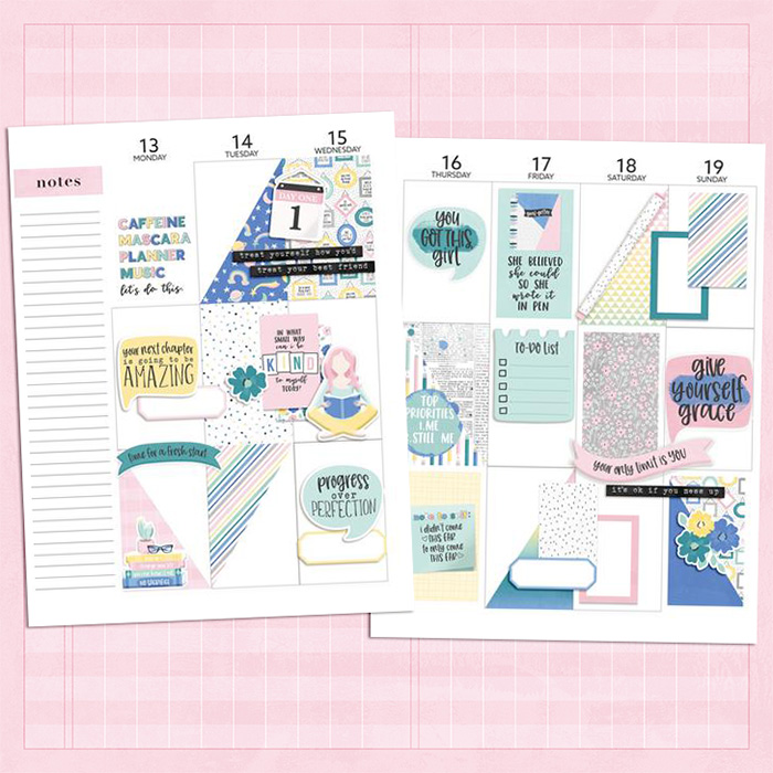 Progress Over Perfection Planner Pages