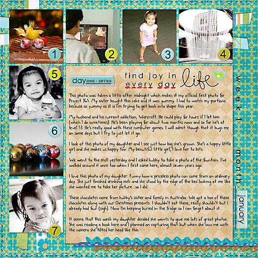 Project 365: Week One
