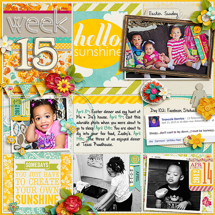 Project Life 2012: Week 15