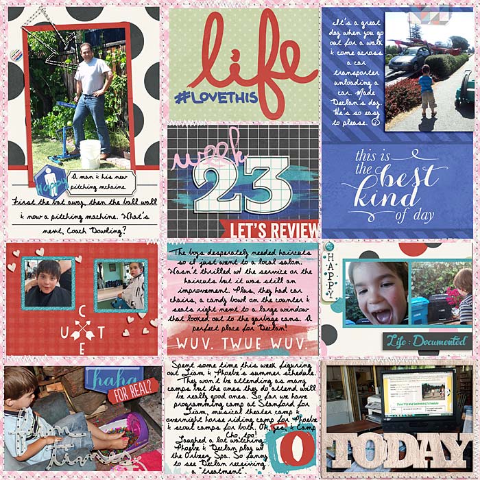 Project Life 2013 Week 23