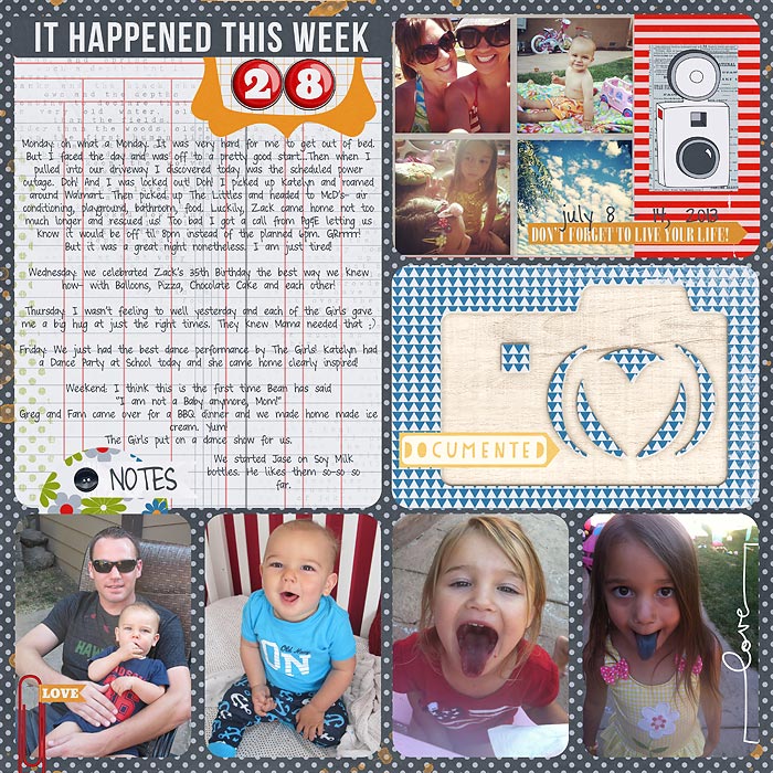 Project Life 2013 Week 28
