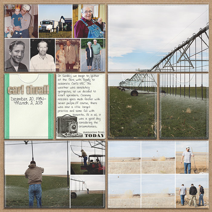 Project Life: 2013- Week Nine (right)