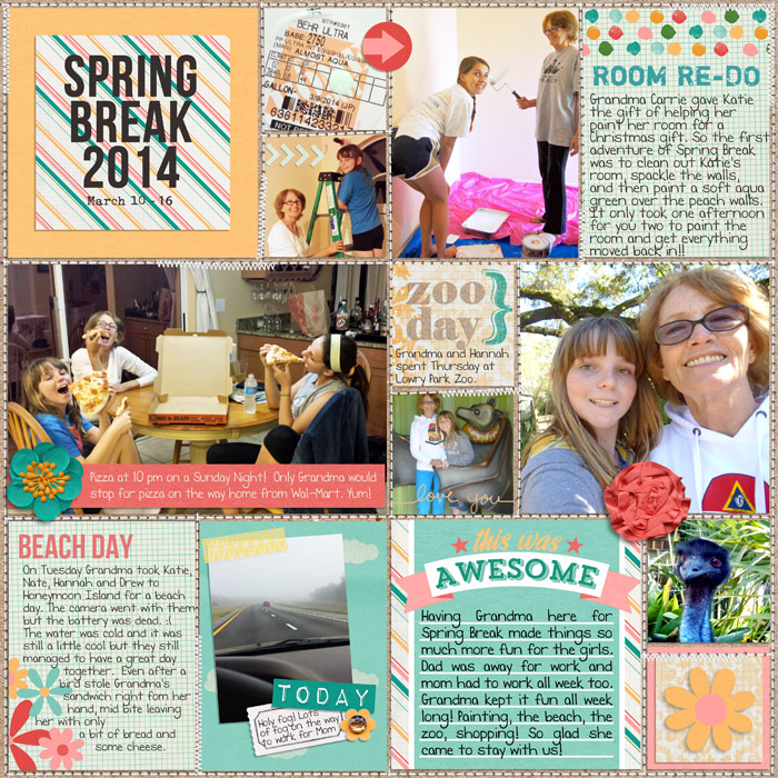 Project Life 2014 - Week 11 Left