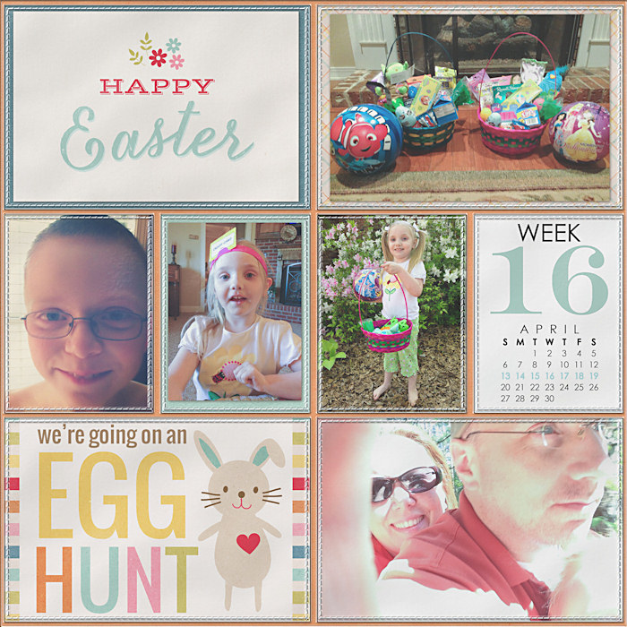 Project Life 2014 Week 16 Left