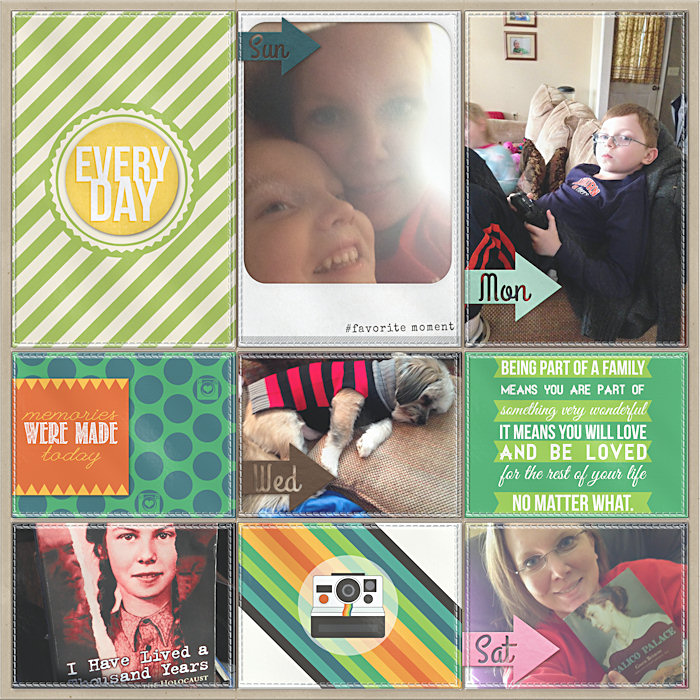 Project Life 2014 Week 2 Left
