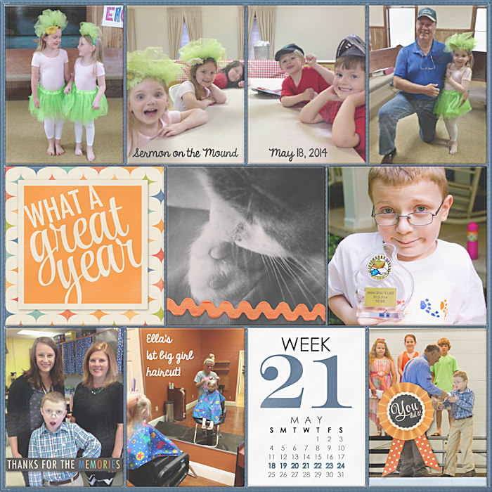 Project Life 2014 Week 21 Left