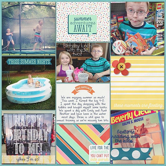Project Life 2014 Week 23 Left