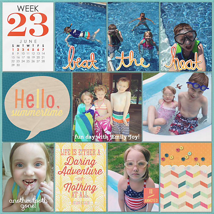 Project Life 2014 Week 23 Right