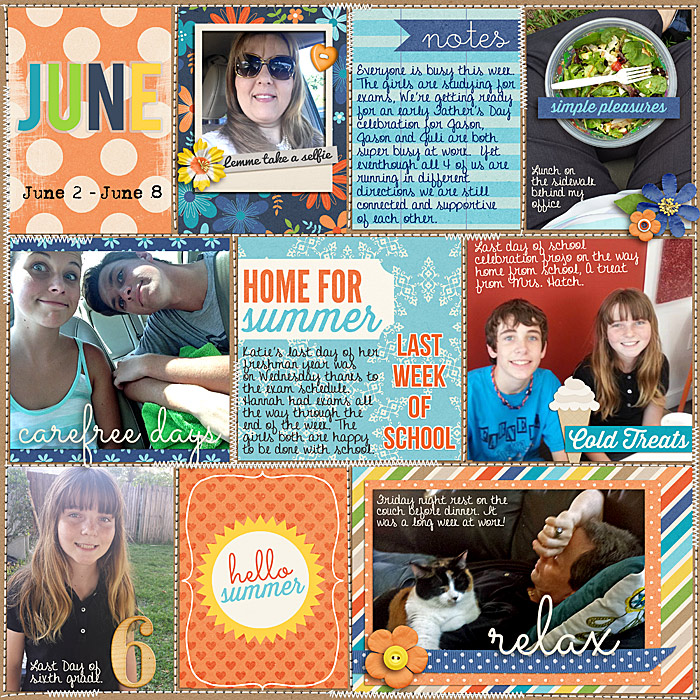 Project Life 2014 - Week 24 Left