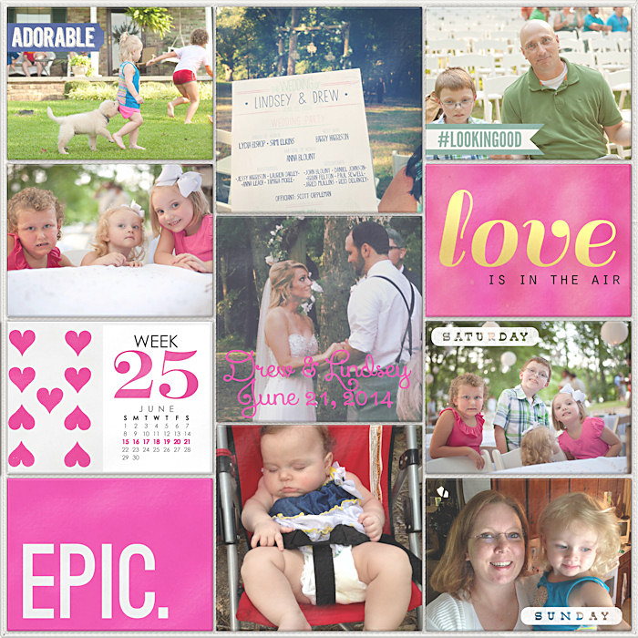 Project Life 2014 Week 25 Right