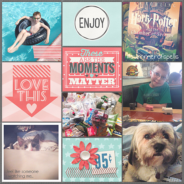 Project Life 2014 Week 27 Left